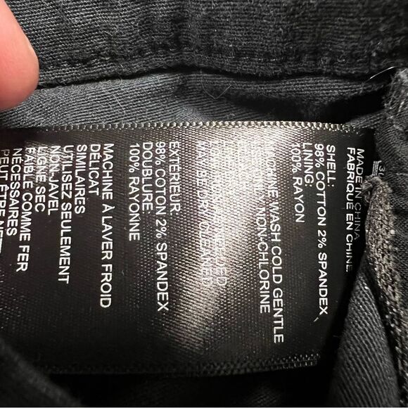 Urban Outfitters Black High Waist Pants Size 2 - Picture 5 of 10